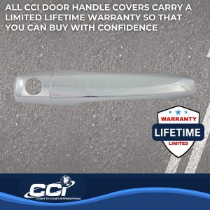 Coast to Coast Exterior Door Handle Cover, Chrome Plated, ABS Plastic, Levers Only – CCIDH68526B