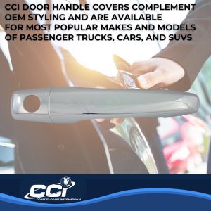 Coast to Coast Exterior Door Handle Cover, Chrome Plated, ABS Plastic, Levers Only – CCIDH68526B