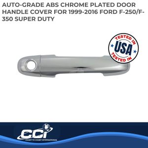 Coast to Coast Exterior Door Handle Cover, Chrome Plated, ABS Plastic, Levers Only – CCIDH68546B
