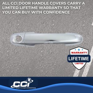 Coast to Coast Exterior Door Handle Cover, Chrome Plated, ABS Plastic, Levers Only – CCIDH68546B