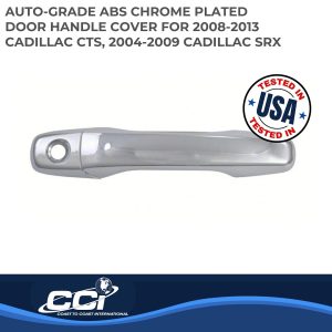 Coast to Coast Exterior Door Handle Cover, Chrome Plated, ABS Plastic, With Door Handle Trim – CCIDH68555S