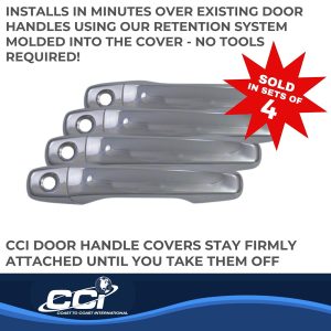 Coast to Coast Exterior Door Handle Cover, Chrome Plated, ABS Plastic, With Door Handle Trim – CCIDH68555S