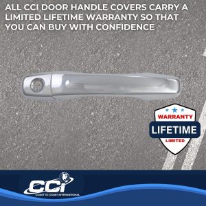 Coast to Coast Exterior Door Handle Cover, Chrome Plated, ABS Plastic, With Door Handle Trim – CCIDH68555S
