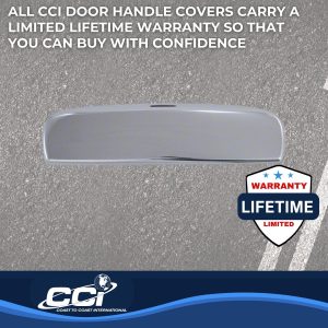 Coast to Coast Exterior Door Handle Cover, Chrome Plated, ABS Plastic, Without Door Handle Trim, Compatible with Smart Key – CCIDH68559S