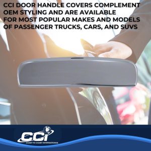 Coast to Coast Exterior Door Handle Cover, Chrome Plated, ABS Plastic, Without Door Handle Trim, Compatible with Smart Key – CCIDH68559S