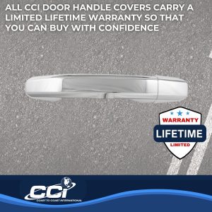 Coast to Coast Exterior Door Handle Cover, Chrome Plated, ABS Plastic, With Door Handle Trim – CCIDH68565B
