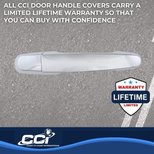 Coast to Coast Exterior Door Handle Cover, Chrome Plated, ABS Plastic, With Door Handle Trim – CCIDH68566S