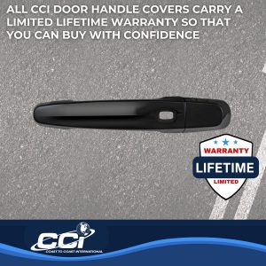 Coast to Coast Exterior Door Handle Cover, Gloss Black, ABS Plastic, With Door Handle Trim – CCIDH68566S4B