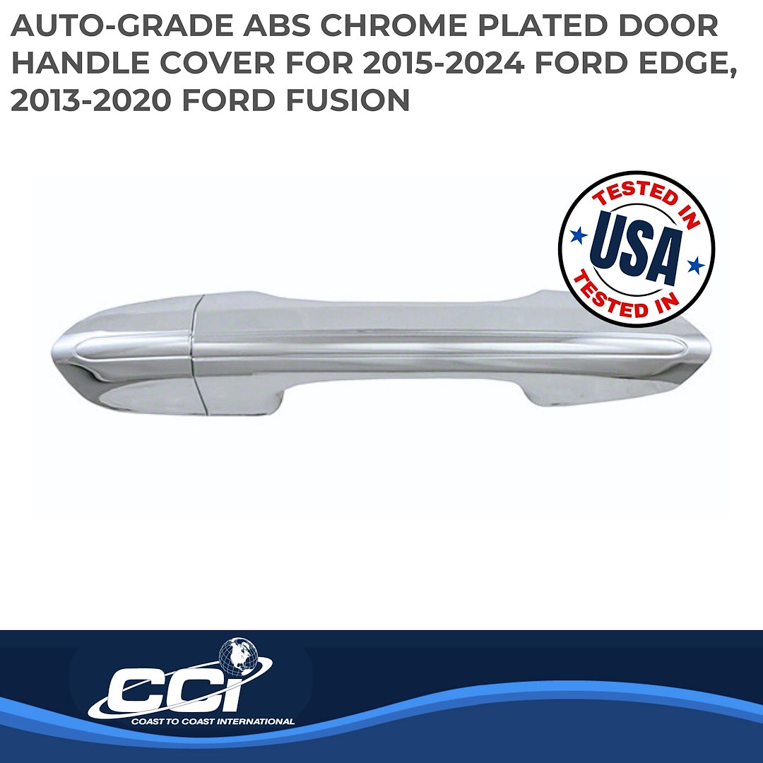 Coast to Coast Exterior Door Handle Cover, Chrome Plated, ABS Plastic, With Door Handle Trim – CCIDH68567B