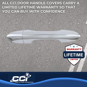 Coast to Coast Exterior Door Handle Cover, Chrome Plated, ABS Plastic, With Door Handle Trim – CCIDH68567B