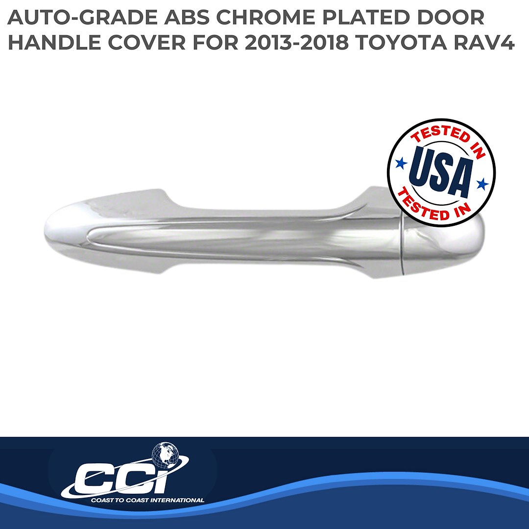 Coast to Coast Exterior Door Handle Cover, Chrome Plated, ABS Plastic, With Door Handle Trim – CCIDH68568B