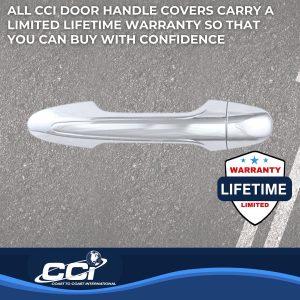 Coast to Coast Exterior Door Handle Cover, Chrome Plated, ABS Plastic, With Door Handle Trim – CCIDH68568B