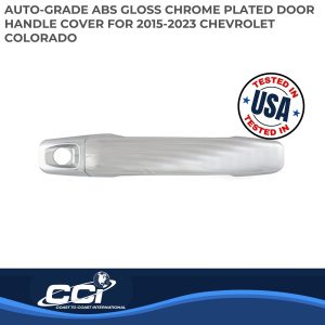 Coast to Coast Exterior Door Handle Cover, Chrome Plated, ABS Plastic, With Door Handle Trim, Without Passenger Side Keyhole – CCIDH68571B