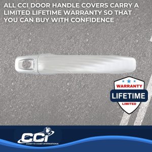 Coast to Coast Exterior Door Handle Cover, Chrome Plated, ABS Plastic, With Door Handle Trim, Without Passenger Side Keyhole – CCIDH68571B