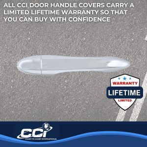 Coast to Coast Exterior Door Handle Cover, Chrome Plated, ABS Plastic, With Door Handle Trim – CCIDH68572B