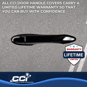 Coast to Coast Exterior Door Handle Cover, Black, ABS Plastic, With Door Handle Trim – CCIDH68572BBK