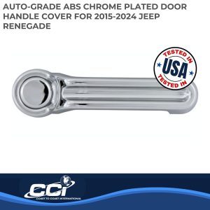 Coast to Coast Exterior Door Handle Cover, Black, ABS Plastic, With Door Handle Trim – CCIDH68573SBK