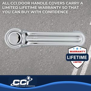 Coast to Coast Exterior Door Handle Cover, Black, ABS Plastic, With Door Handle Trim – CCIDH68573SBK