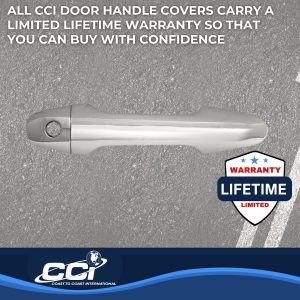 Coast to Coast Exterior Door Handle Cover, Chrome Plated, ABS Plastic, With Door Handle Trim – CCIDH68577B
