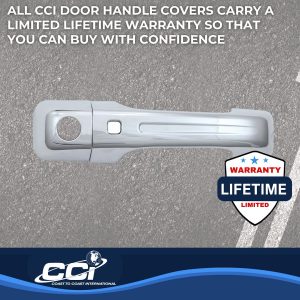 Coast to Coast Exterior Door Handle Cover, Chrome Plated, ABS Plastic, With Door Handle Trim – CCIDH68579S