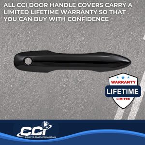 Coast to Coast Exterior Door Handle Cover, Gloss Black, ABS Plastic, Lever Only – CCIDH68584BBK