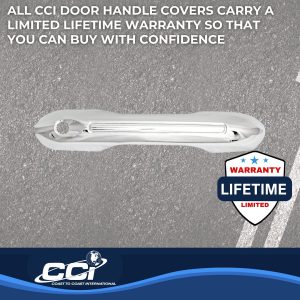 Coast to Coast Exterior Door Handle Cover, Chrome Plated, ABS Plastic, Lever Only – CCIDH68585B