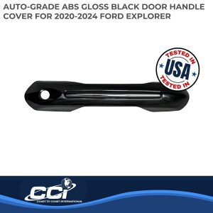 Coast to Coast Exterior Door Handle Cover, Gloss Black, ABS Plastic, Lever Only – CCIDH68585BBK
