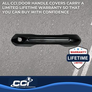 Coast to Coast Exterior Door Handle Cover, Gloss Black, ABS Plastic, Lever Only – CCIDH68585BBK