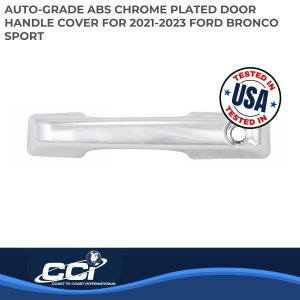 Coast to Coast Exterior Door Handle Cover, Chrome Plated, ABS Plastic, Levers Only – CCIDH68591B