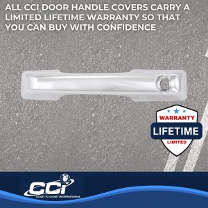 Coast to Coast Exterior Door Handle Cover, Chrome Plated, ABS Plastic, Levers Only – CCIDH68591B