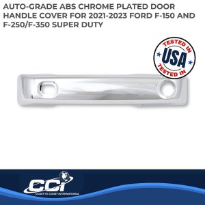 Coast to Coast Exterior Door Handle Cover, Chrome Plated, ABS Plastic, Levers Only – CCIDH68592S