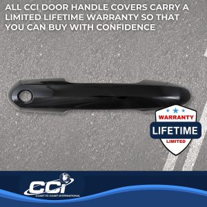 Coast to Coast Exterior Door Handle Cover, Painted, Gloss Black, ABS Plastic, Without Door Handle Trim – DH68594BLK