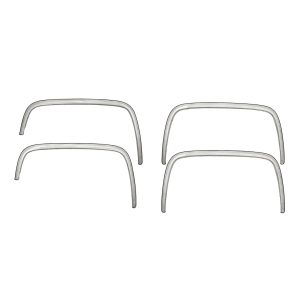 Coast to Coast Fender Trim, Short Wheel Well, Polished, Stainless Steel, 1-1/2 Inch Front and Rear Width, With Trim for 4 Fenders – CCIFTC163