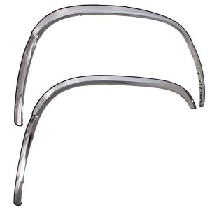 Coast to Coast Fender Trim, Full Wheel Well, Polished, Stainless Steel, 1-1/2 Inch Front and Rear Width, With Trim for 4 Fenders – CCIFTC164