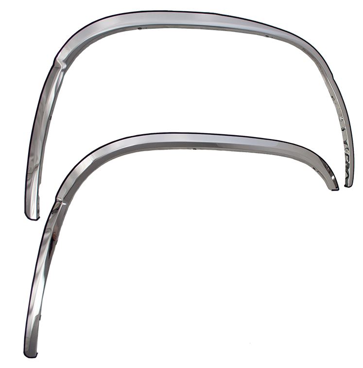 Coast to Coast Fender Trim, Full Wheel Well, Polished, Stainless Steel, 1-1/2 Inch Front and Rear Width, With Trim for 4 Fenders – CCIFTC164