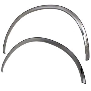 Coast to Coast Fender Trim, Full Wheel Well, Polished, Stainless Steel, 1-1/2 Inch Front and Rear Width, With Trim for 4 Fenders – CCIFTD237