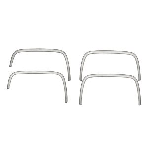 Coast to Coast Fender Trim, Full Wheel Well, Polished, Stainless Steel, 2 Inch Front and Rear Width, With Trim for 4 Fenders – CCIFTF220