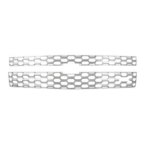 Coast to Coast Grille Insert, Overlay, 1 Piece, Chrome Plated, ABS Plastic – IWCGI124L