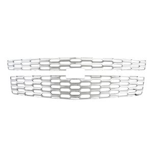 Coast to Coast Grille Insert, Overlay, 2 Piece, Chrome Plated, ABS Plastic – IWCGI127