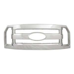 Coast to Coast Grille Insert, Overlay, 1 Piece, With Emblem Cutout, Chrome Plated, ABS Plastic – IWCGI137