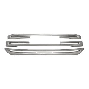 Coast to Coast Grille Insert, Overlay, 3 Piece, Chrome Plated, ABS Plastic – IWCGI149