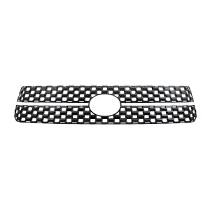 Coast to Coast Grille Insert, Overlay, Mesh Style, 2 Piece, Gloss Black, ABS Plastic – GI151BLK