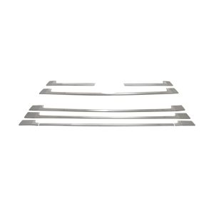 Coast to Coast Grille Insert, Overlay, Mesh Style, 6 Piece, Chrome Plated, ABS Plastic – IWCGI154