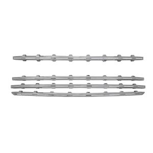 Coast to Coast Grille Insert, Overlay, 4 Piece, Chrome Plated, ABS Plastic – IWCGI157