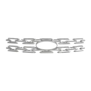 Coast to Coast Grille Insert, Overlay, Mesh Style, 2 Piece, Chrome Plated, ABS Plastic – IWCGI159