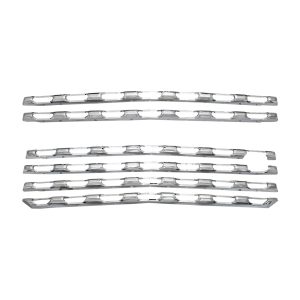 Coast to Coast Grille Insert, Overlay, 6 Piece, Chrome Plated, ABS Plastic, With Logo Cutout – IWCGI167