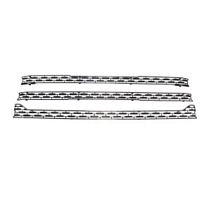 Coast to Coast Grille Insert, Grill Overlay, Mesh OEM Look, Painted, Gloss Black, ABS Plastic – IWCGI173BLK