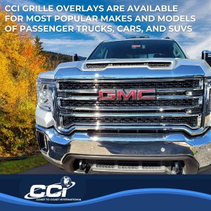 Coast to Coast Grille Insert, Grill Overlay, Mesh OEM Look, Painted, Gloss Black, ABS Plastic – IWCGI173BLK