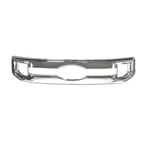 Coast to Coast Grille Insert, Overlay, 1 Piece, Bar Style, Chrome Plated, ABS Plastic – GI174