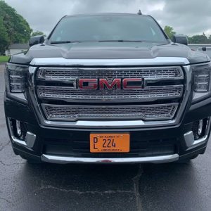 Coast to Coast Grille Insert, Overlay, 2 Piece Set, Mesh Style, OEM Shape, Chrome Plated, ABS Plastic, With Logo Cutout, With Vents – GI179